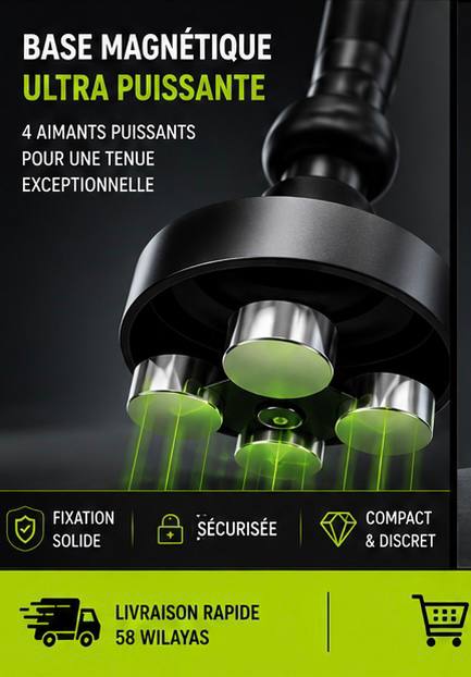 Support Magnétique Ultra Puissant 360°