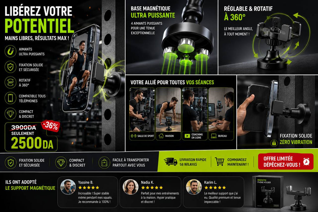 Support Magnétique Ultra Puissant 360°