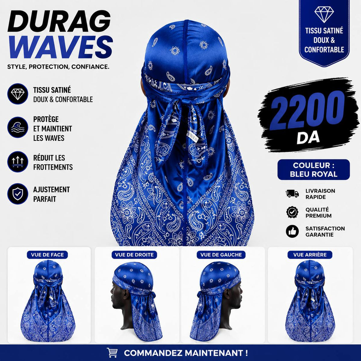 Durag Bandana Satin