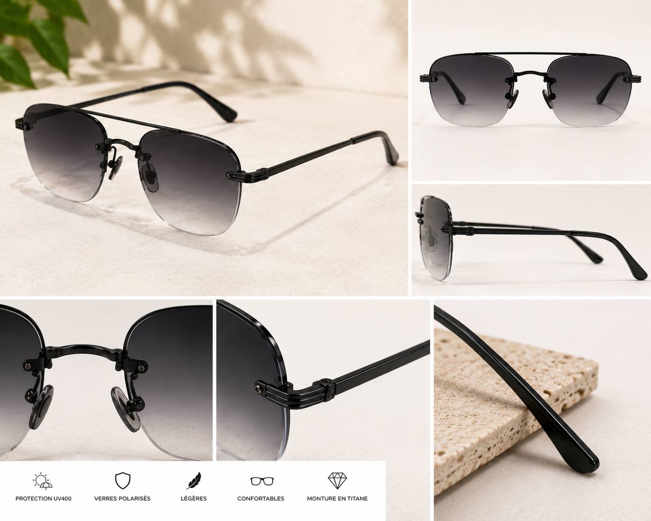 lunettes UV400+verres polarisés