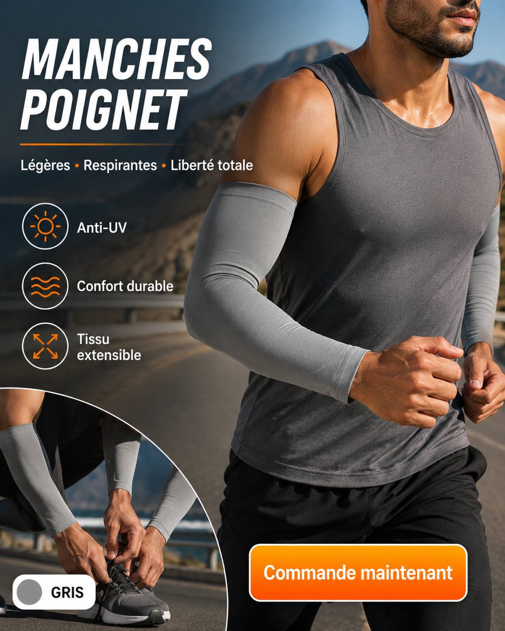 Manches de protection UV