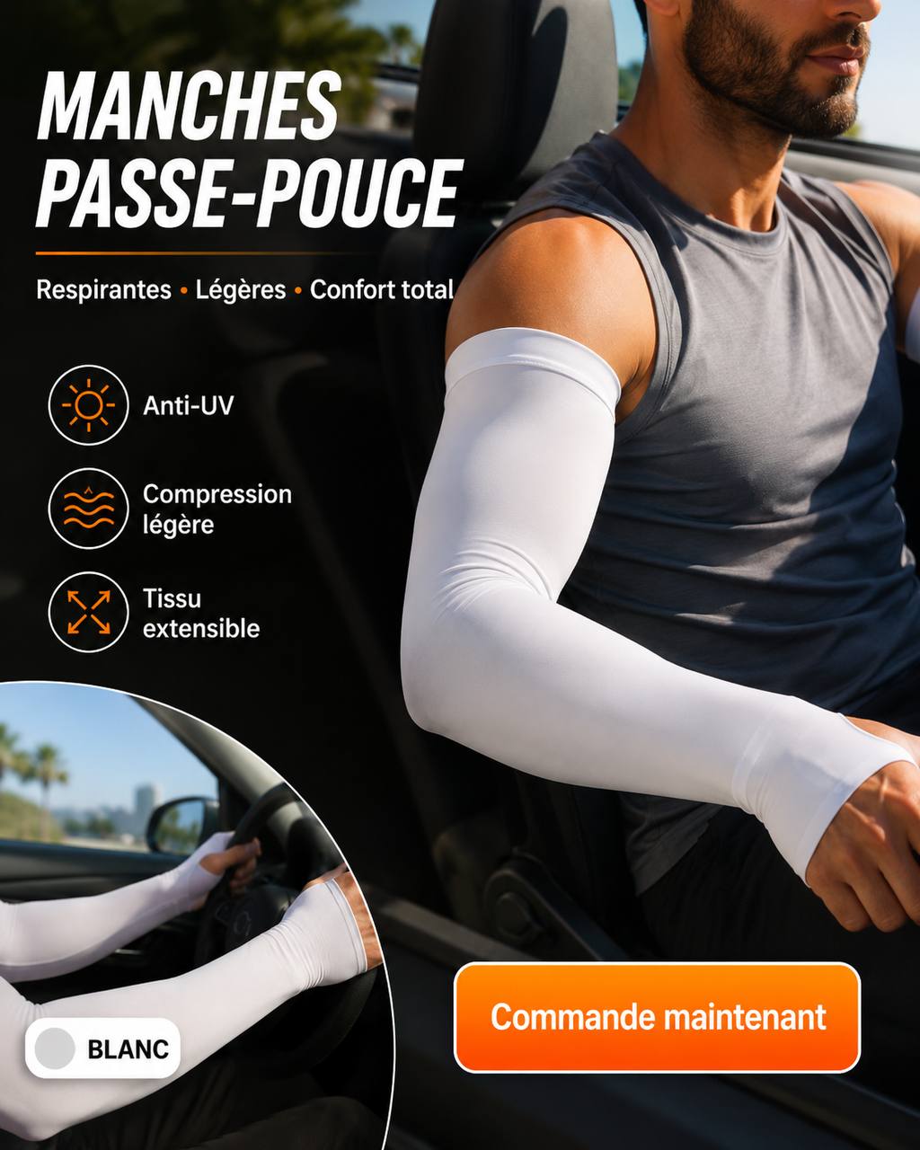 Manches de protection UV
