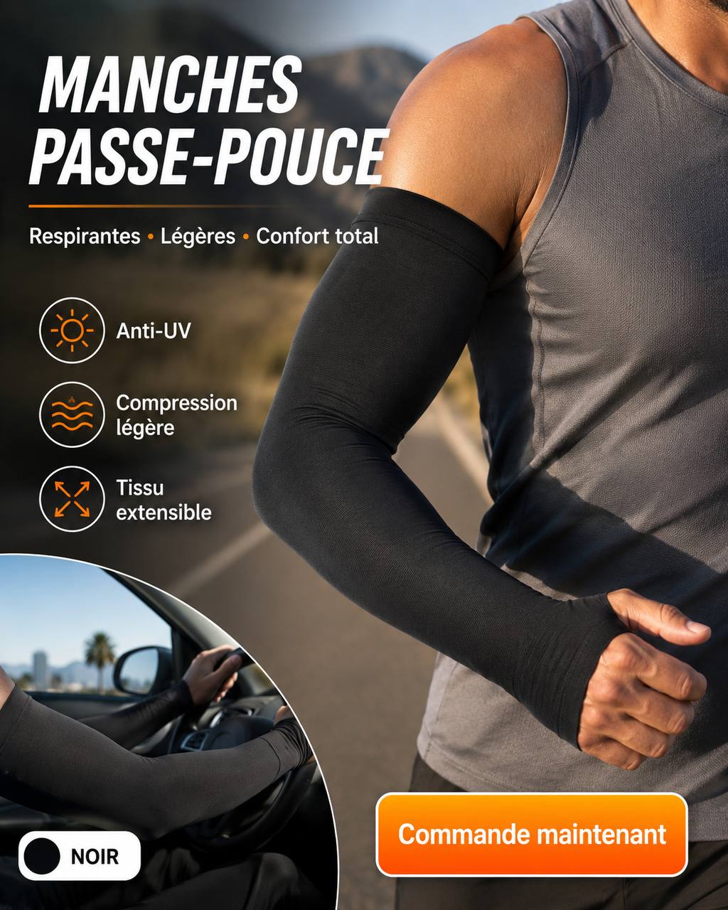 Manches de protection UV